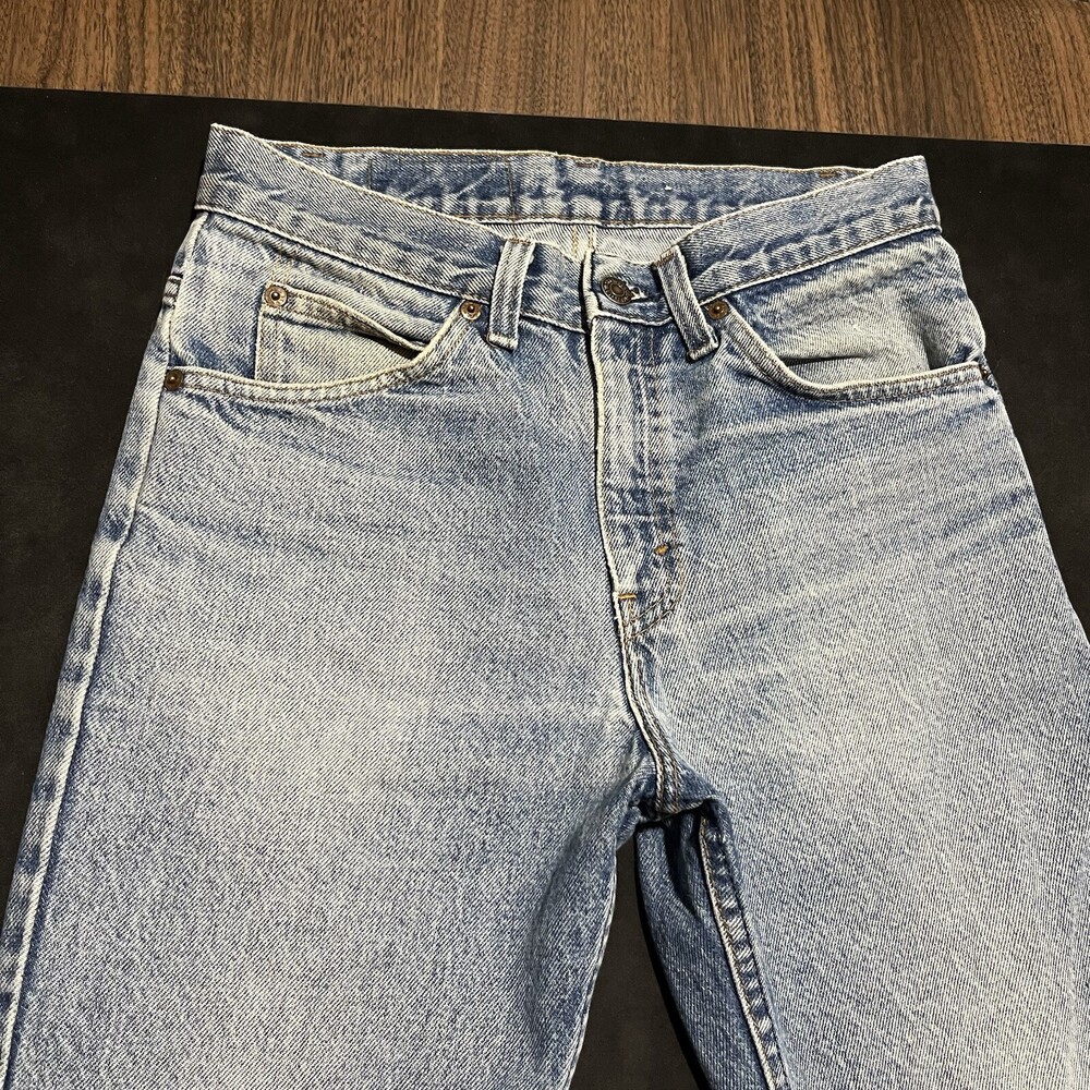 Vintage Levis 1970s Hippie Kurt Cobain Jeans 28x28 USA Woodstock Patchwork Levi - Picture 8 of 16
